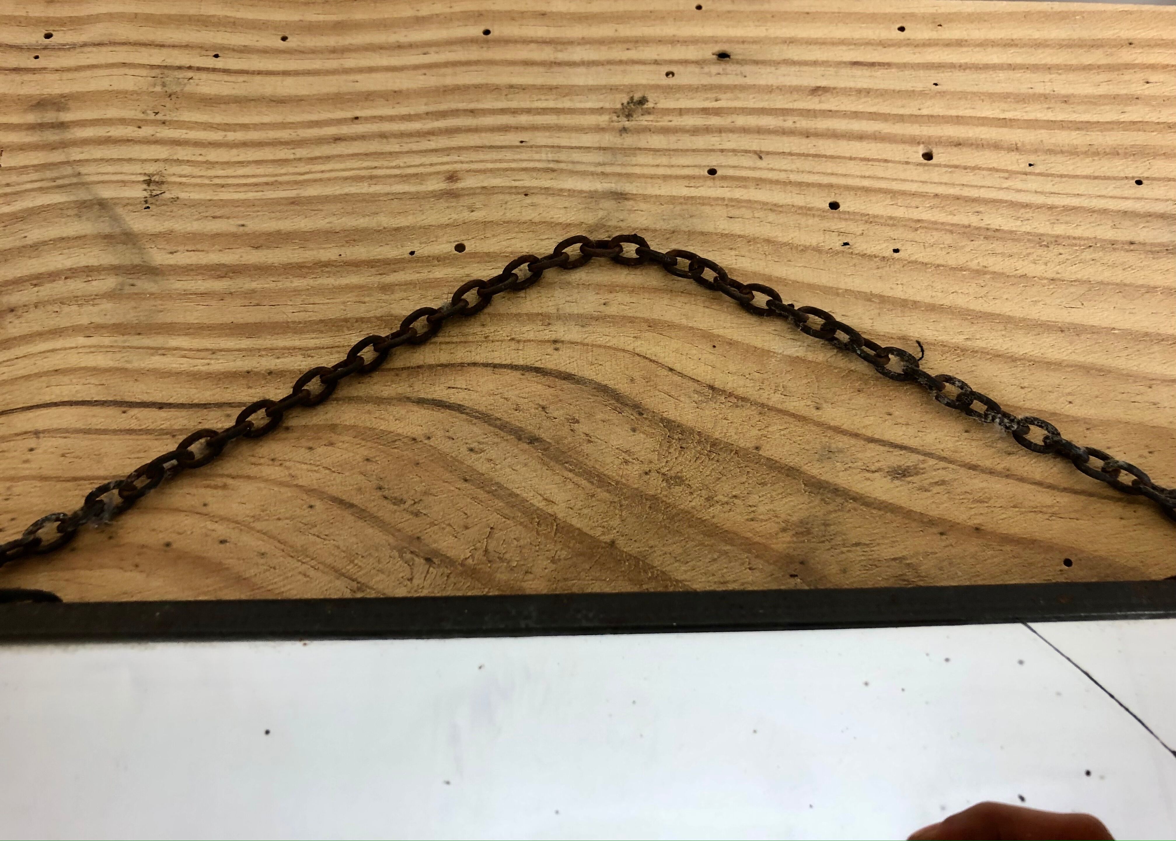 Barber mirror triptych 1900 43x15cm