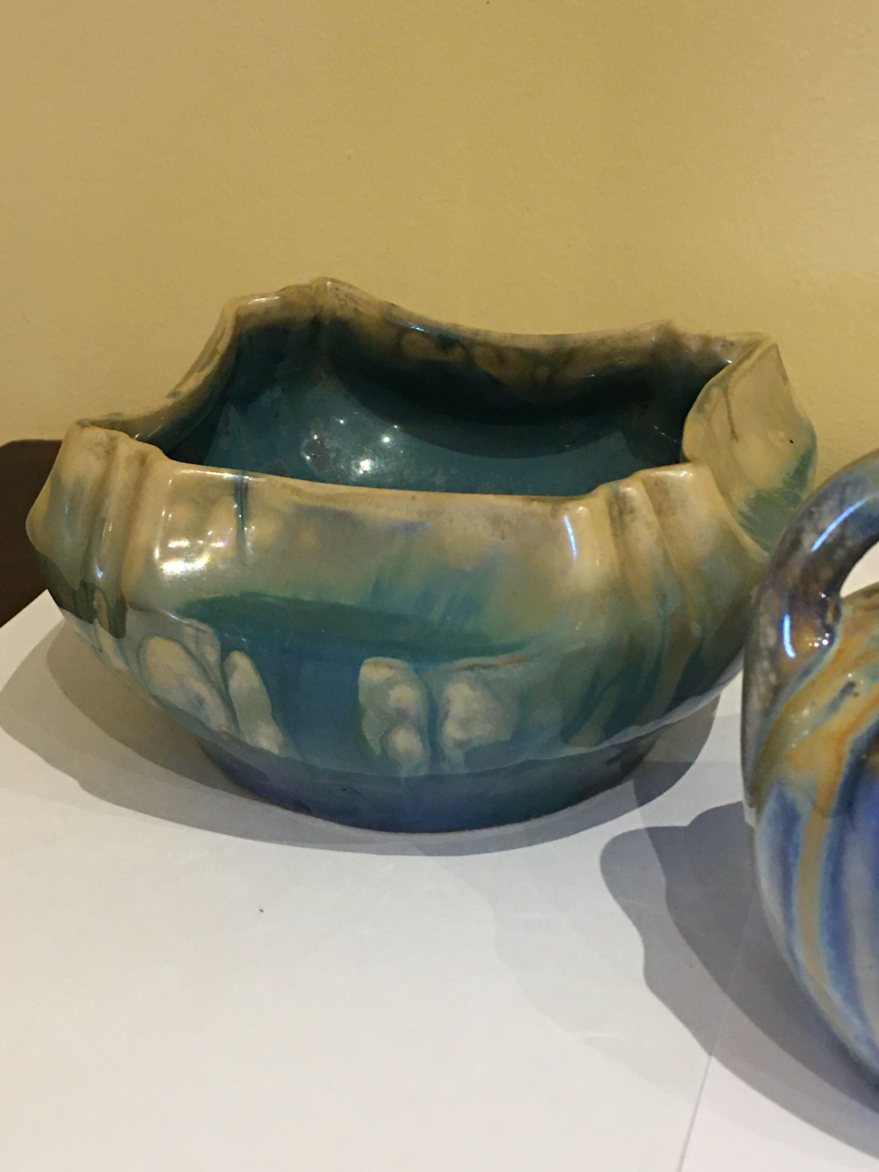 Lot of 3 ceramic pieces G. Metenier