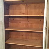 White patinated wardrobe