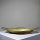 Large empty pocket bowl, antique rockwork, gilded metal, Louis XV style.
