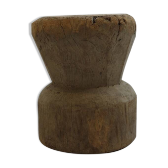 Cache-pot primitif africain en bois