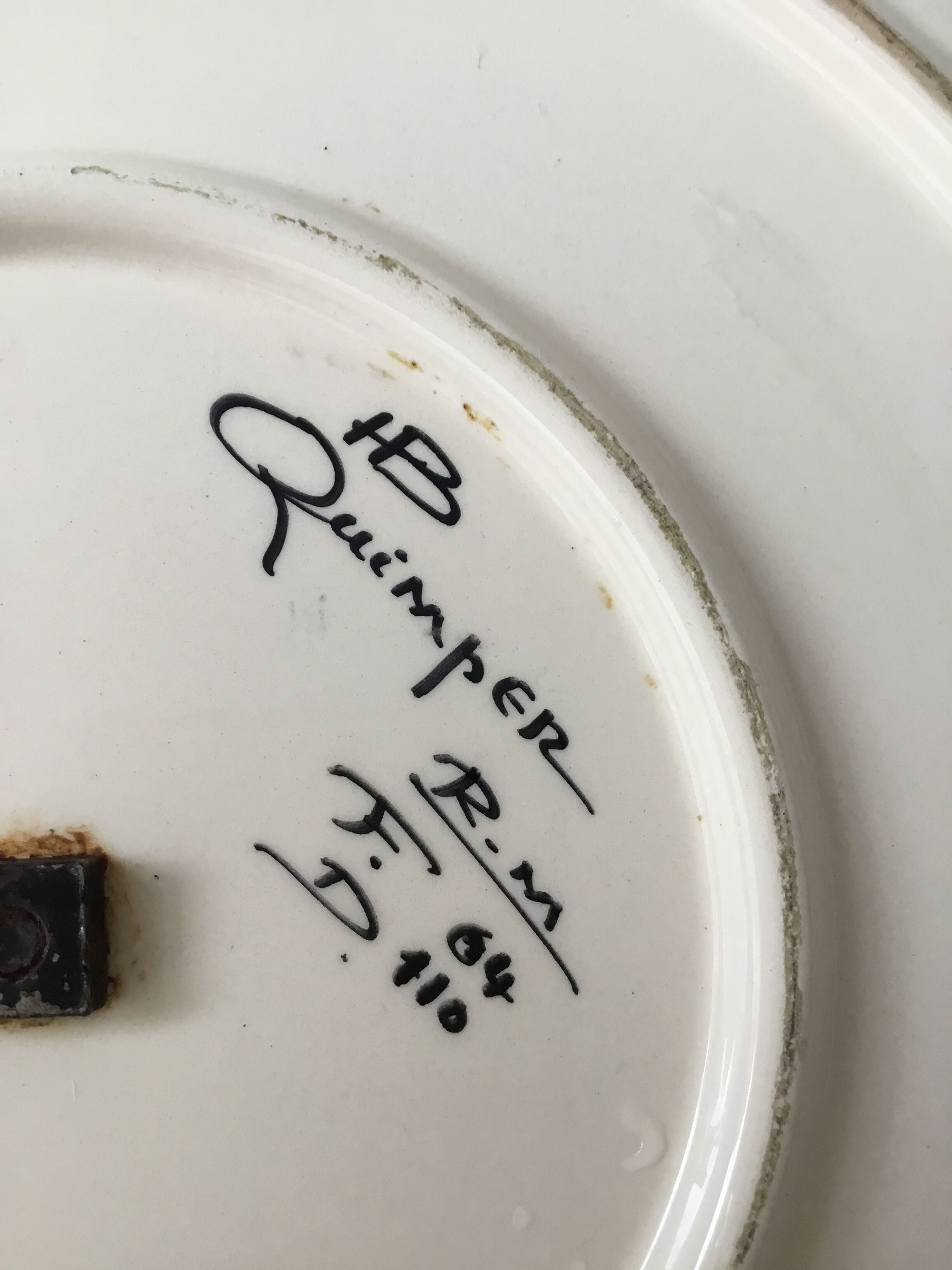 Cake or cheese platter Quimper