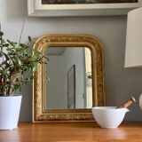 Old mirror Louis philippe gilded wood