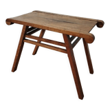 Side table end of sofa vintage feet compass solid oak