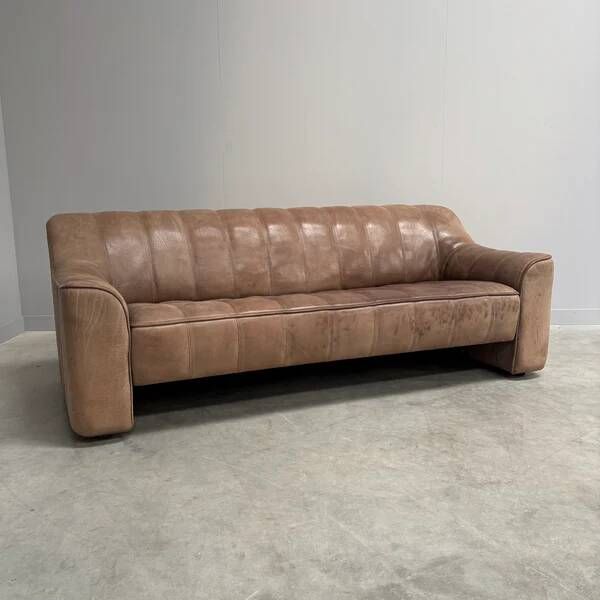 Vintage De Sede DS44 3 seat sofa, 1970s