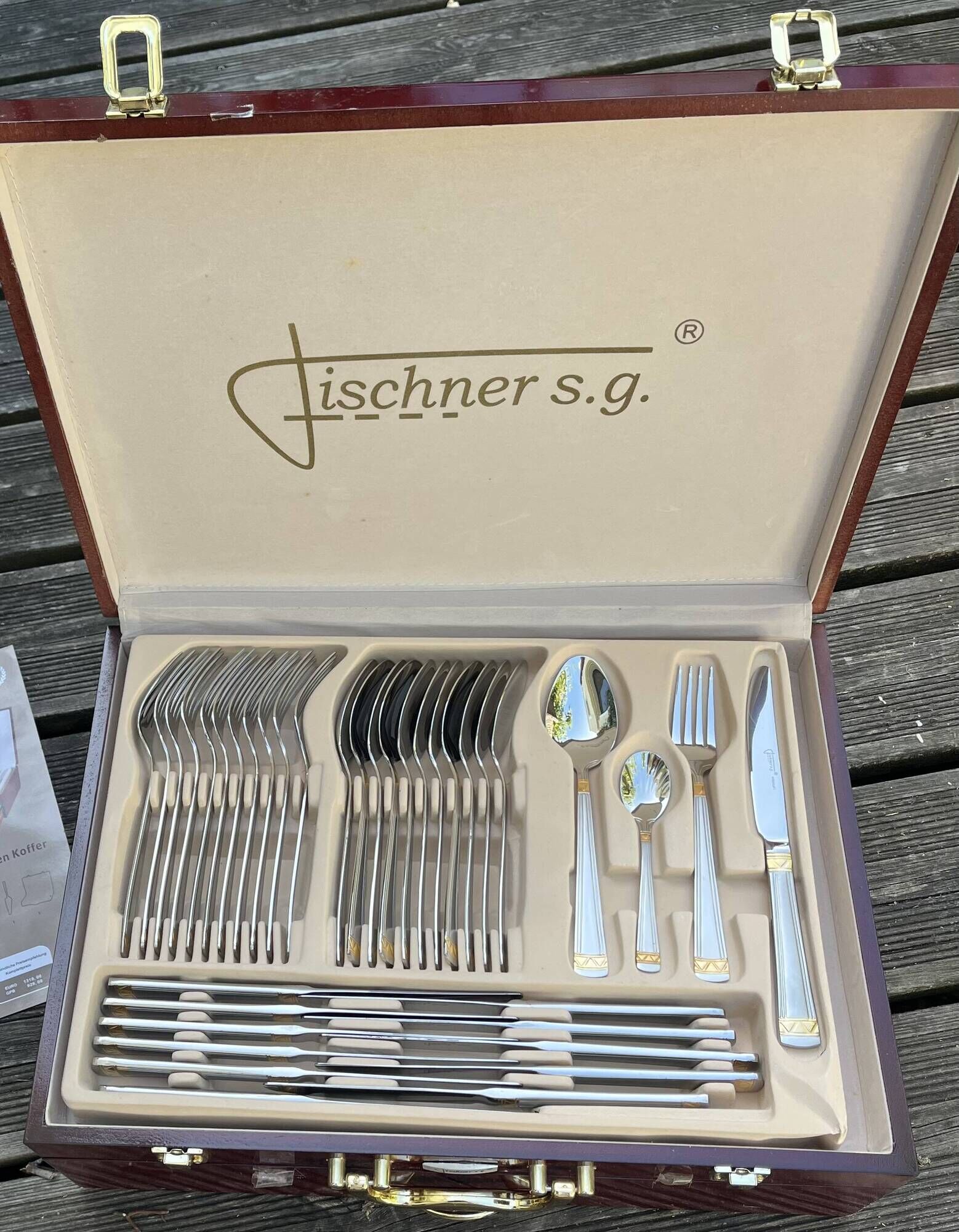 72-piece cutlery set Fischner. As new. Never used.