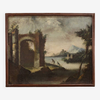 Peinture de paysage italienne du XVIIIe siècle