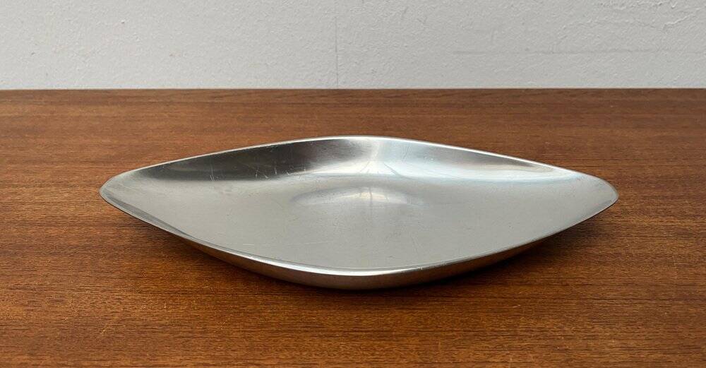 German cromargan plate from the mid-century by WMF, 1960s.