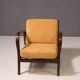 Koželka & Kropáček armchair, 1940s, silver medal – Milan Triennale 1946, restored bentwood frame