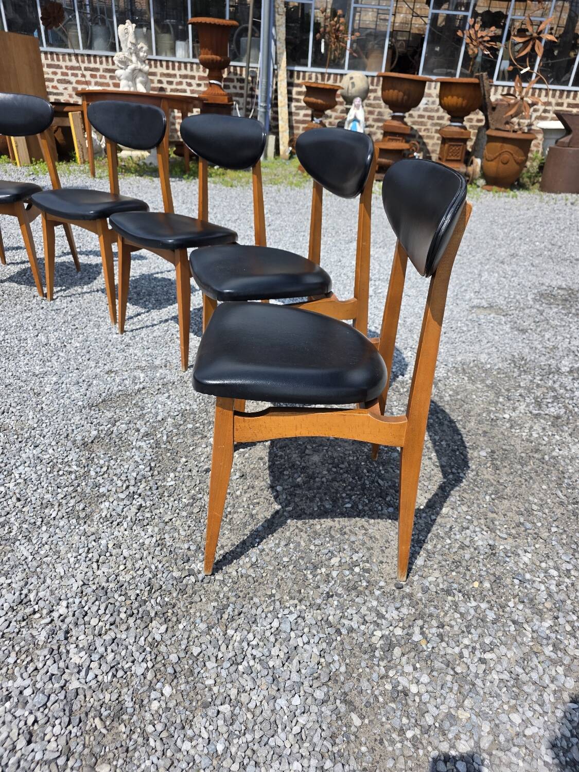 6 chaises, années 60