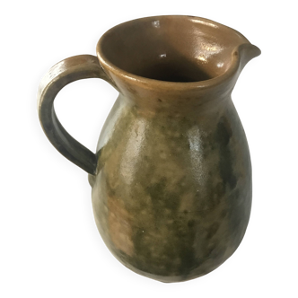Speckled enamel pitcher