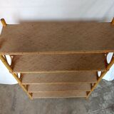 Vintage rattan shelf