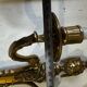 Brass wall sconce – goat head decoration – Louis XVI Empire style –