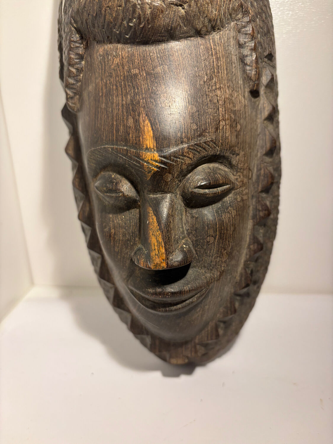 Paire de masques ancien collection art africain