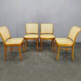 Set of 4 Bentwood Chairs No. 811 after Hoffmann, 1990s