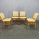 Set of 4 Bentwood Chairs No. 811 after Hoffmann, 1990s