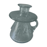 Bougeoir en verre souffle bulle de Biot