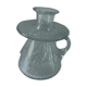 Biot bubble blow glass candle holder