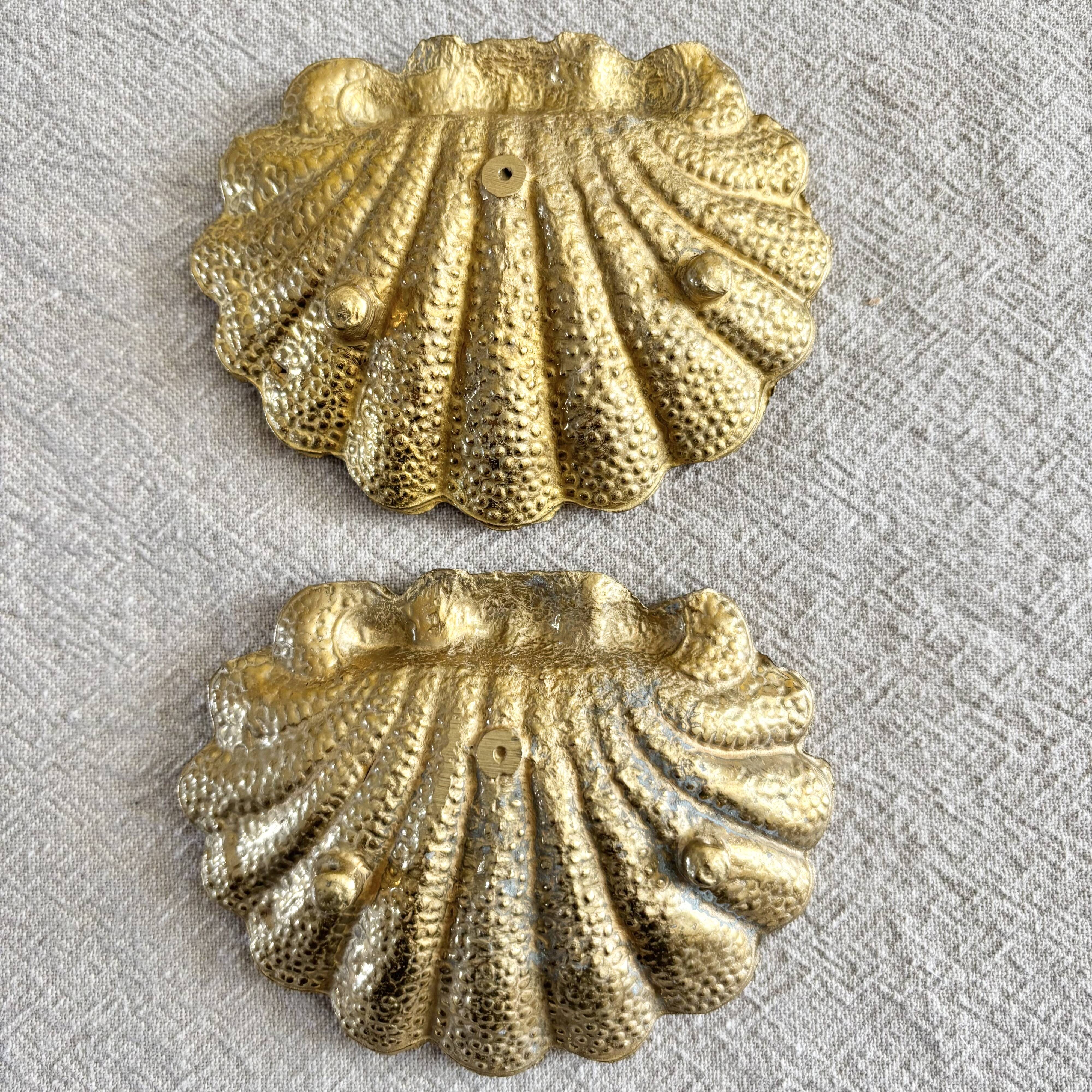 Gilded brass ashtray bowl