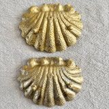 Gilded brass ashtray bowl