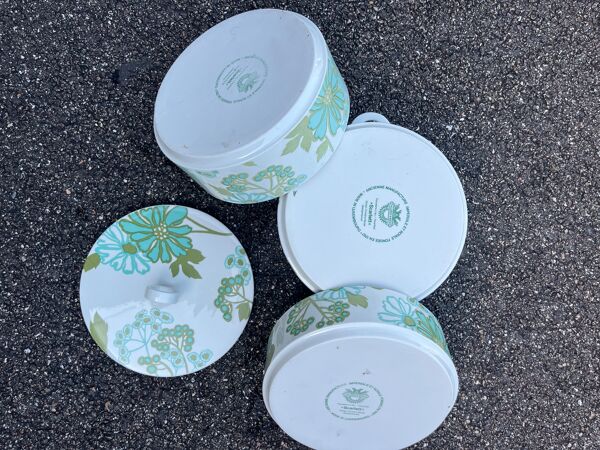 3 plats Villeroy et Boch vintage modèle Scarlett