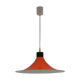 Mid-century Orange Lacquered Metal Pendant,circa 1980's.