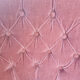 Old pink toad armchair, vintage, 40s / 50s