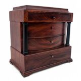 Antique chest of drawers, Northern Europe, circa 1880. After renovation.