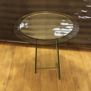 Glass gueridon, 1970