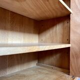 Scandinavian row adjustable shelf