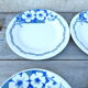 Lot de 4 assiettes plates St Amand  decor foral