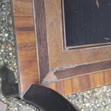 Travailleuse, coiffeuse en bois noirci et marqueterie, époque Napoléon III