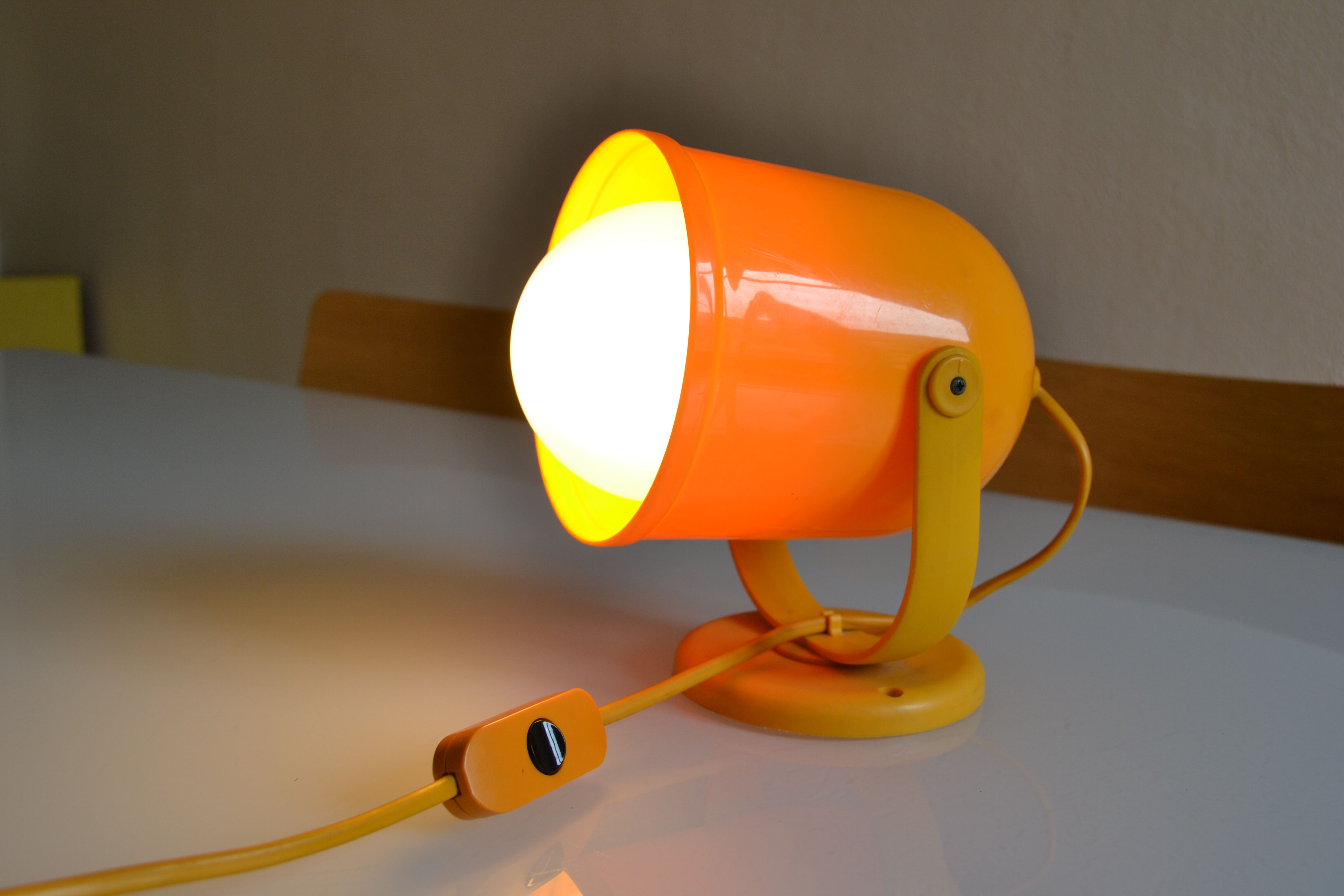 SPACE AGE ELENCO WALL LAMP SPOT LAMP, SWEDEN 1970's