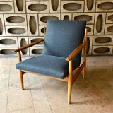 Ton brand armchair with Houlès fabric