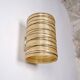 Resin and rope wall light by Accolay, France, 1970s