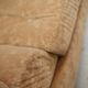 Pair of armchairs "Space Age", foam and velvet "honey", France, circa 1970