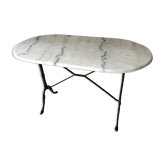 Table bistrot en marbre