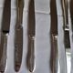 24 silver-plated Christofle Cluny Uniplat Vieux-Paris knives (2 x 12)