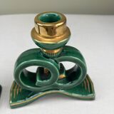 Ceramic candle holders from the 1950s