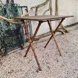 Folding gaming table end 19 th