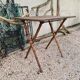 Table de jeu pliante fin 19 eme