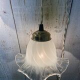 Pair of vintage tulip lamps