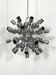Vintage chrome sputnik by Reggiani. Italy 1970s