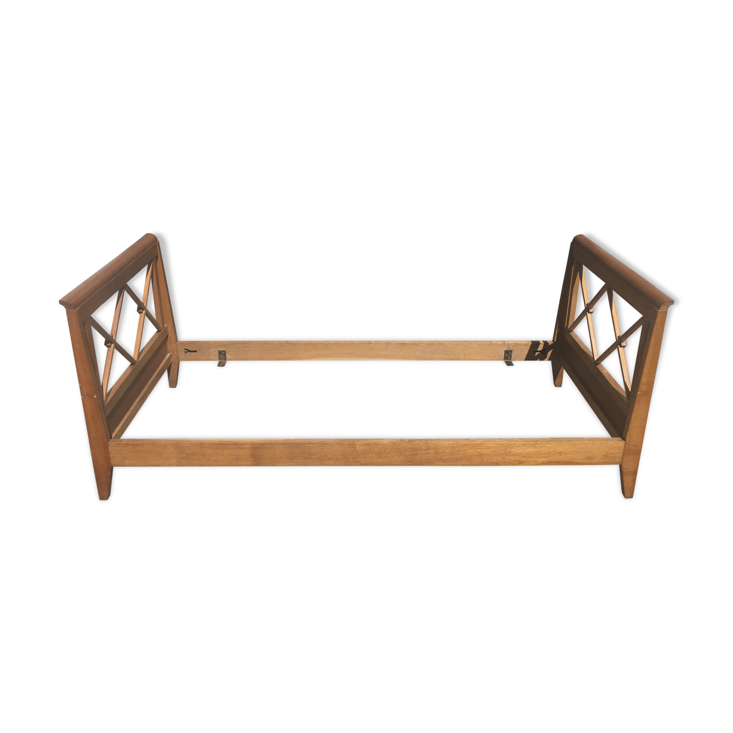 Lit années 50 en bois style scandinave