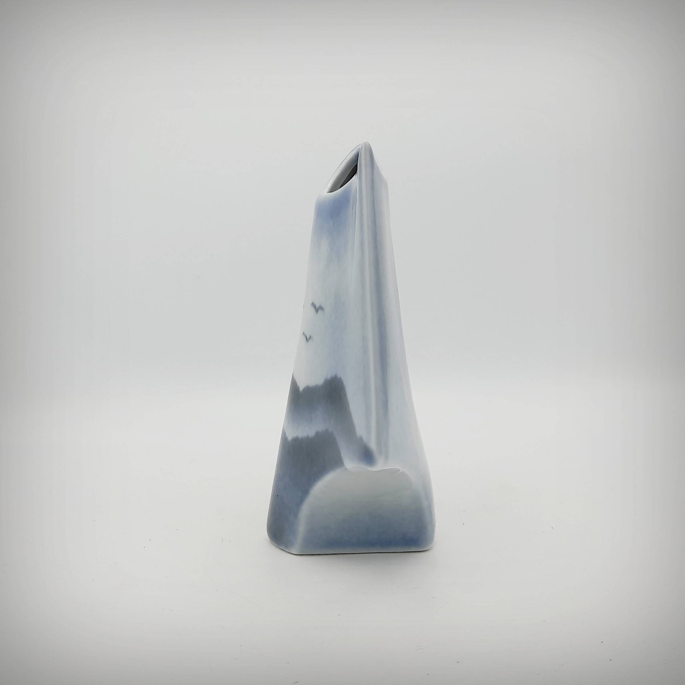 Sculptural vase by Solange Garotte and Bernard Prigent for Virebent, 1975