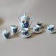 Vintage porcelain coffee set dinette 70s