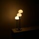 Lampe italienne 3 globes années 70'