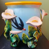 Ceramic cache-pot by George Jones, 1880