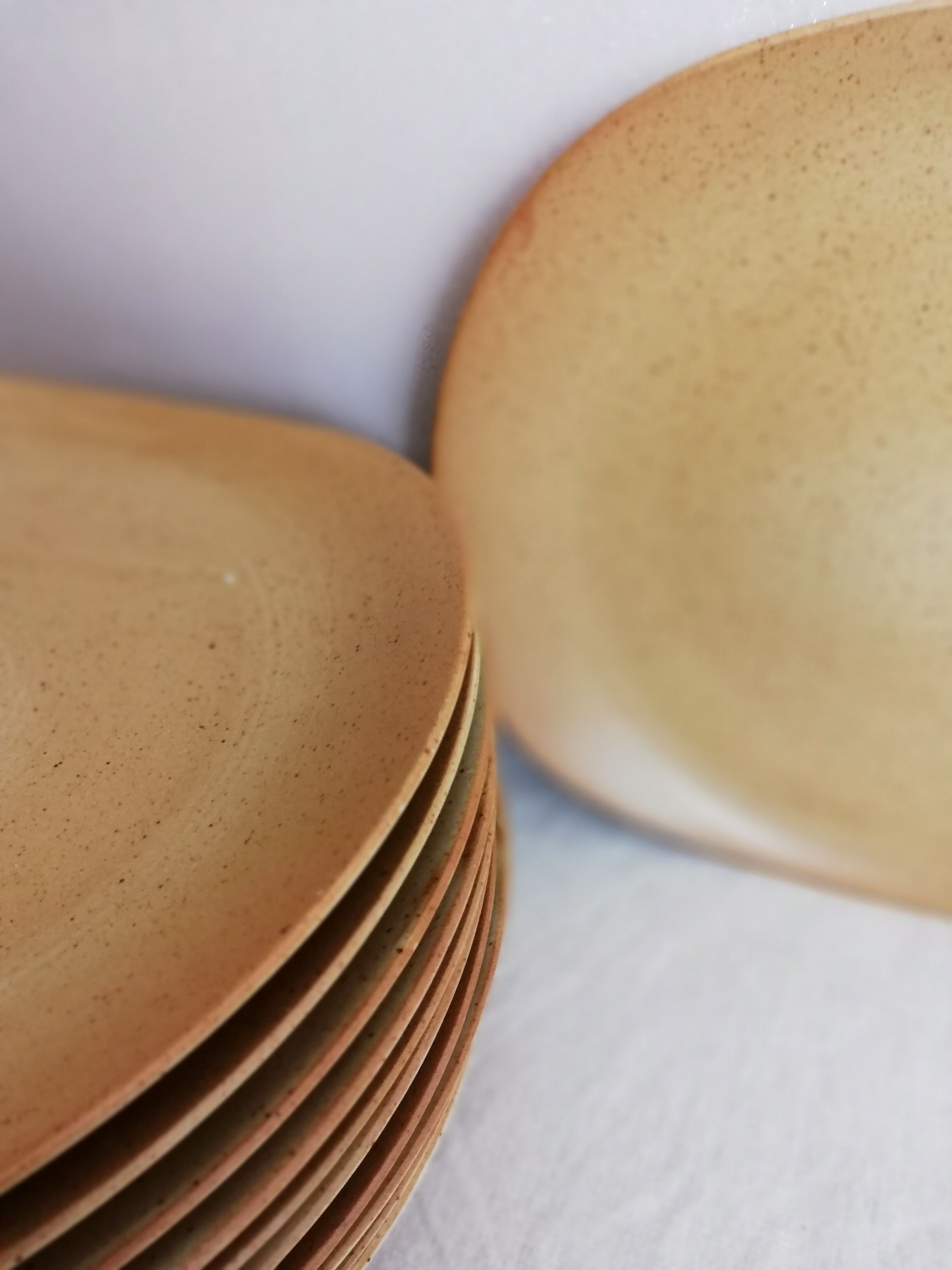 Service 11 steak plates Grès Village CNP