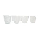 9 anciens pots à confiture